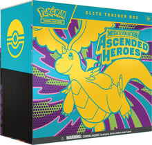 Load image into Gallery viewer, Pokemon TCG - Mega Evolution - Ascended Heroes Elite Trainer Box