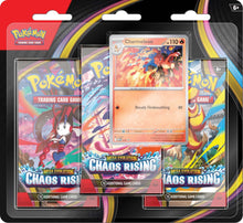 Load image into Gallery viewer, Pokemon TCG - Mega Evolution - Chaos Rising 3-Booster Blister