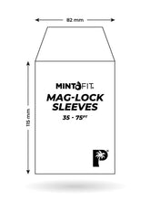Load image into Gallery viewer, Palms Off Gaming - MintFit Mag-Lock Card Case Sleeves (35pt-75pt) - 100pc