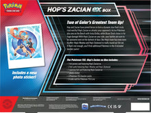Load image into Gallery viewer, Pokemon TCG - Hop's Zacian ex Box