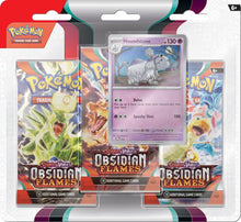 Load image into Gallery viewer, Pokemon TCG- Scarlet & Violet 3 Obsidian Flames Three Booster Blister