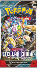 Load image into Gallery viewer, Pokemon TCG - Scarlet & Violet Stellar Crown Booster Pack