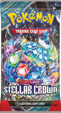 Load image into Gallery viewer, Pokemon TCG - Scarlet & Violet Stellar Crown Booster Pack