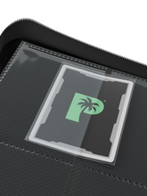 Load image into Gallery viewer, Palms Off Gaming- STEALTH 9 Pocket Zip Trading Card Binder - BLACK