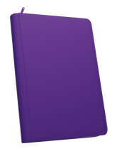 Load image into Gallery viewer, Palms Off Gaming- STEALTH 9 Pocket Zip Trading Card Binder - PURPLE