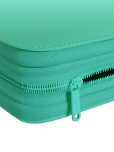 Load image into Gallery viewer, Palms Off Gaming- STEALTH 9 Pocket Zip Trading Card Binder - TURQUOISE