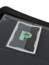 Load image into Gallery viewer, Palms Off Gaming- STEALTH 12 Pocket Zip Trading Card Binder - BLACK
