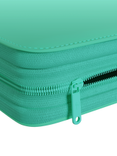 Load image into Gallery viewer, Palms Off Gaming- STEALTH 12 Pocket Zip Trading Card Binder - TURQUOISE