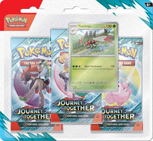 Load image into Gallery viewer, Pokemon TCG - Scarlet Violet 9 Journey Together Three Booster Blister