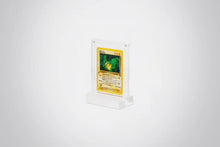 Load image into Gallery viewer, AcryShield - Single Card Acrylic Display Case - Inc. Upright Stand