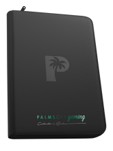 Load image into Gallery viewer, Palms Off Gaming- Collector's Series TOP LOADER Zip Binder - BLACK