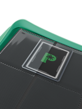 Load image into Gallery viewer, Palms Off Gaming- Collector's Series TOP LOADER Zip Binder - TURQUOISE