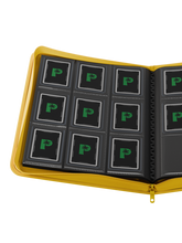 Load image into Gallery viewer, Palms Off Gaming- Collector's Series TOP LOADER Zip Binder - YELLOW