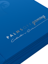 Load image into Gallery viewer, Palms Off Gaming- Collector's Series 4 Pocket Zip Trading Card Binder - BLUE