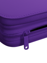 Load image into Gallery viewer, Palms Off Gaming- Collector's Series 4 Pocket Zip Trading Card Binder - PURPLE