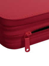 Load image into Gallery viewer, Palms Off Gaming- Collector's Series 4 Pocket Zip Trading Card Binder - RED