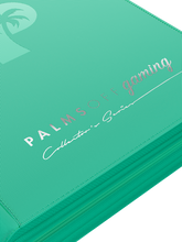 Load image into Gallery viewer, Palms Off Gaming- Collector's Series 4 Pocket Zip Trading Card Binder- TURQUOISE