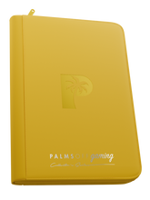Load image into Gallery viewer, Palms Off Gaming- Collector's Series 9 Pocket Zip Trading Card Binder- YELLOW