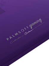 Load image into Gallery viewer, Palms Off Gaming- Collector's Series 12 Pocket Zip Trading Card Binder- PURPLE
