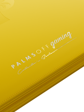 Load image into Gallery viewer, Palms Off Gaming- Collector's Series 12 Pocket Zip Trading Card Binder- YELLOW