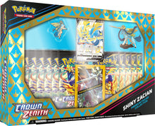 Load image into Gallery viewer, Pokemon TCG- Crown Zenith Shiny Zacian/Zamazenta Figure Box