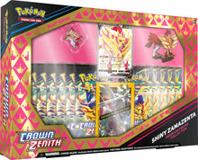 Load image into Gallery viewer, Pokemon TCG- Crown Zenith Shiny Zacian/Zamazenta Figure Box