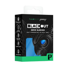 Load image into Gallery viewer, Palms Off Gaming- Blackout Deck Sleeves- BLUE
