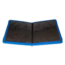 Load image into Gallery viewer, Palms Off Gaming- STEALTH 12 Pocket Zip Trading Card Binder - Blue