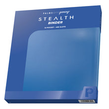 Load image into Gallery viewer, Palms Off Gaming- STEALTH 12 Pocket Zip Trading Card Binder - Blue