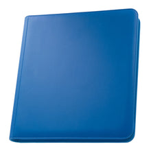 Load image into Gallery viewer, Palms Off Gaming- STEALTH 12 Pocket Zip Trading Card Binder - Blue
