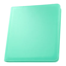 Load image into Gallery viewer, Palms Off Gaming- STEALTH 12 Pocket Zip Trading Card Binder - TURQUOISE