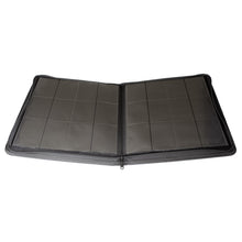 Load image into Gallery viewer, Palms Off Gaming- STEALTH 12 Pocket Zip Trading Card Binder - BLACK