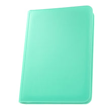 Load image into Gallery viewer, Palms Off Gaming- STEALTH 9 Pocket Zip Trading Card Binder - TURQUOISE