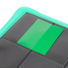 Load image into Gallery viewer, Palms Off Gaming- STEALTH 12 Pocket Zip Trading Card Binder - TURQUOISE