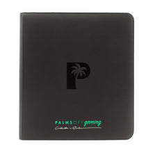 Load image into Gallery viewer, Palms Off Gaming- Collector's Series 12 Pocket Zip Trading Card Binder- BLACK