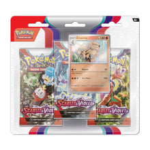 Load image into Gallery viewer, Pokemon TCG- Scarlet & Violet 3 Pack Blister
