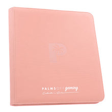 Load image into Gallery viewer, Palms Off Gaming- Collector's Series 12 Pocket Zip Trading Card Binder- PINK