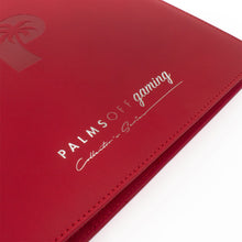 Load image into Gallery viewer, Palms Off Gaming- Collector's Series 12 Pocket Zip Trading Card Binder- RED