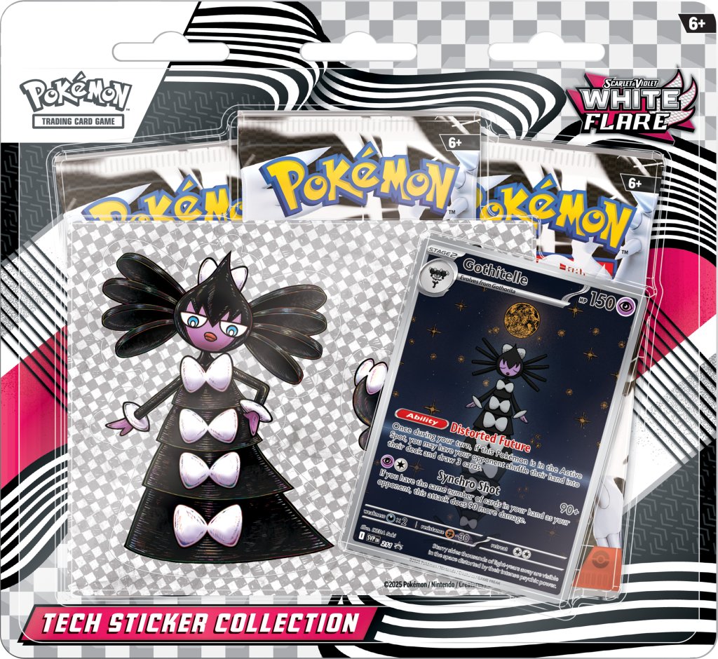 Pokemon TCG - Scarlet & Violet - White Flare Tech Sticker Collection