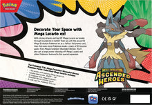 Load image into Gallery viewer, Pokemon TCG - Mega Evolution - Ascended Heroes Premium Poster Collection - Mega Lucario or Mega Gardevoir
