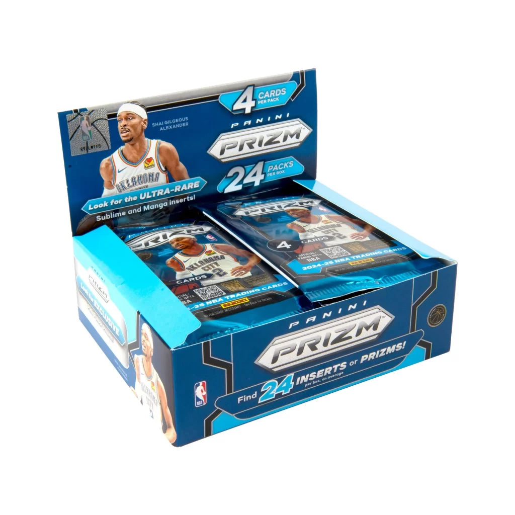 2024-25 NBA Trading Cards - Prizm Basketball Counter Display