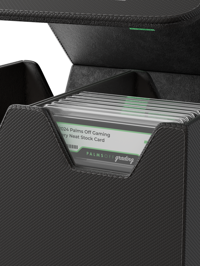 palms off graded card case Palms Off Gaming- Collector's Series Graded Card Storage Case – Medium –  Demon Rage Gaming