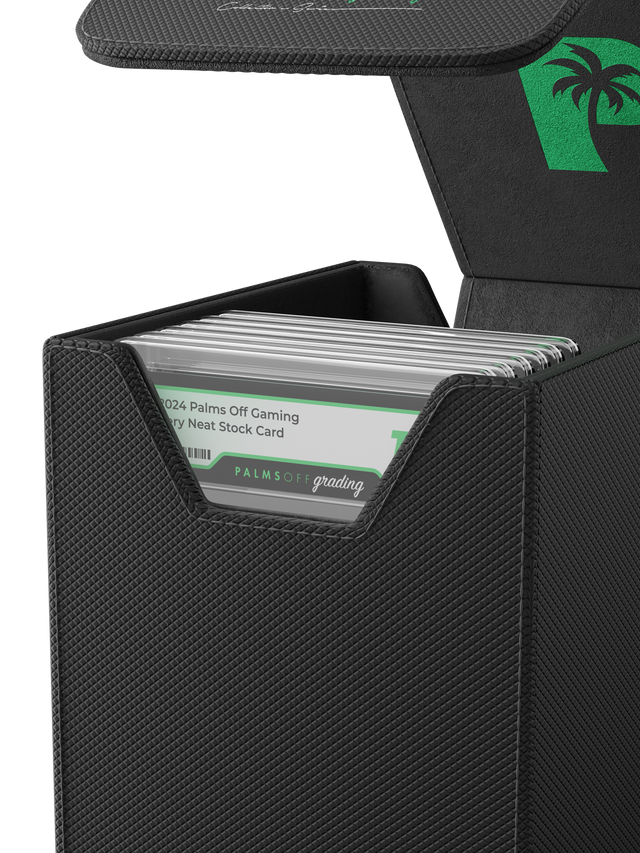 Palms Off Gaming- Collector's Series Graded Card Storage Case  Small   Demon Rage Gaming