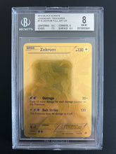 Load image into Gallery viewer, Pokemon TCG - Black &amp; White Legendary Treasures Zekrom Full Art 115/113 BGS 8 NM-MT
