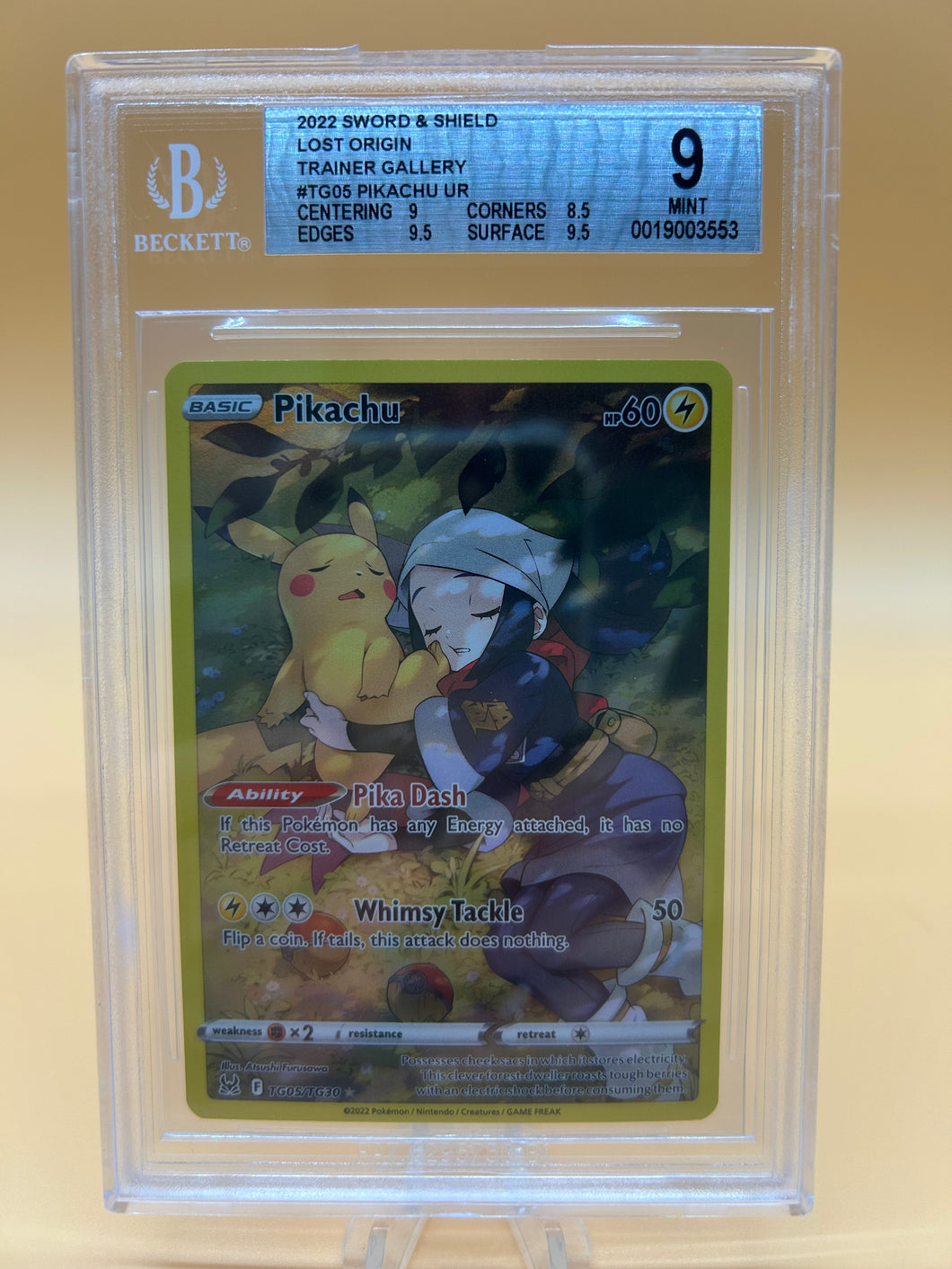 Pokemon TCG - Scarlet & Violet Lost Origin Pikachu Trainer Gallery TG0 ...