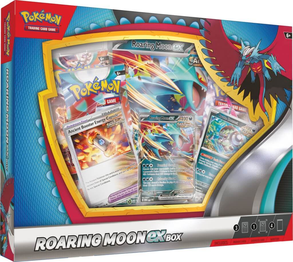 Pokemon TCG - Roaring Moon/ Iron Valiant ex Box