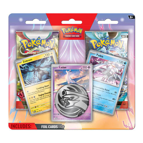 Pokemon TCG - Enhanced 2-Pack Blister Latios, Zekrom & Palkia
