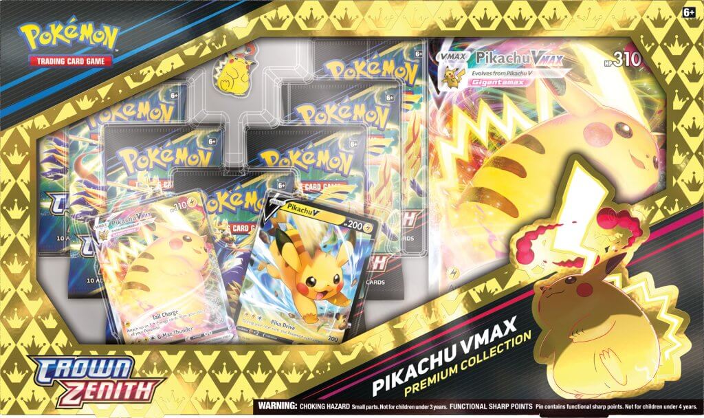 Pokemon TCG- Crown Zenith Premium Collection - Pikachu VMAX