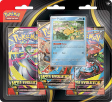 Load image into Gallery viewer, Pokemon TCG - Mega Evolution Three Booster Blister
