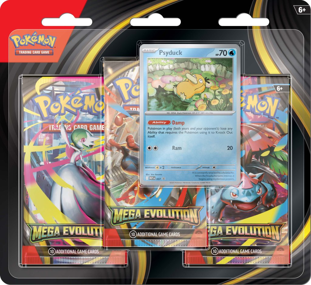 Pokemon TCG - Mega Evolution Three Booster Blister